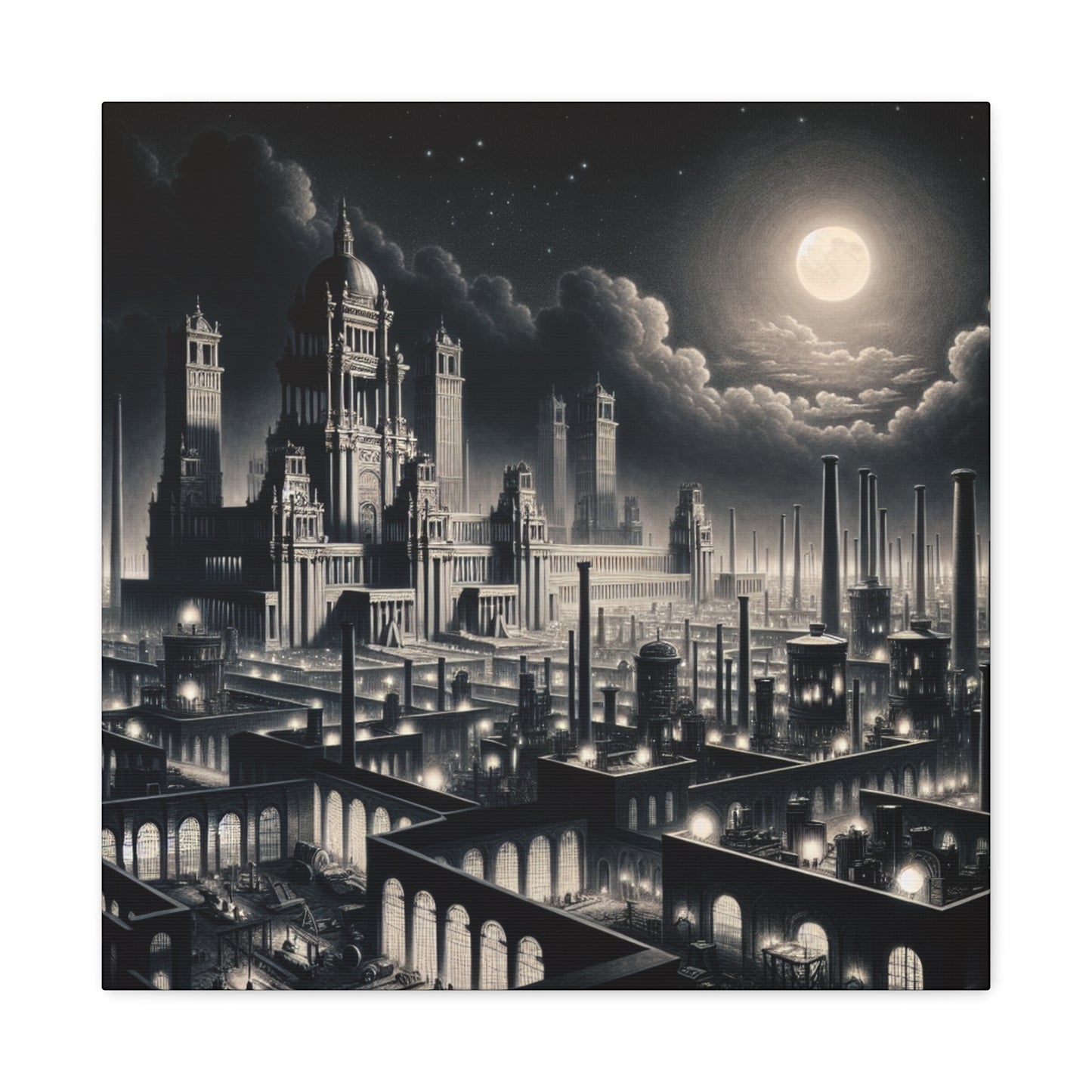 Nighttime City Symphonies - Canvas