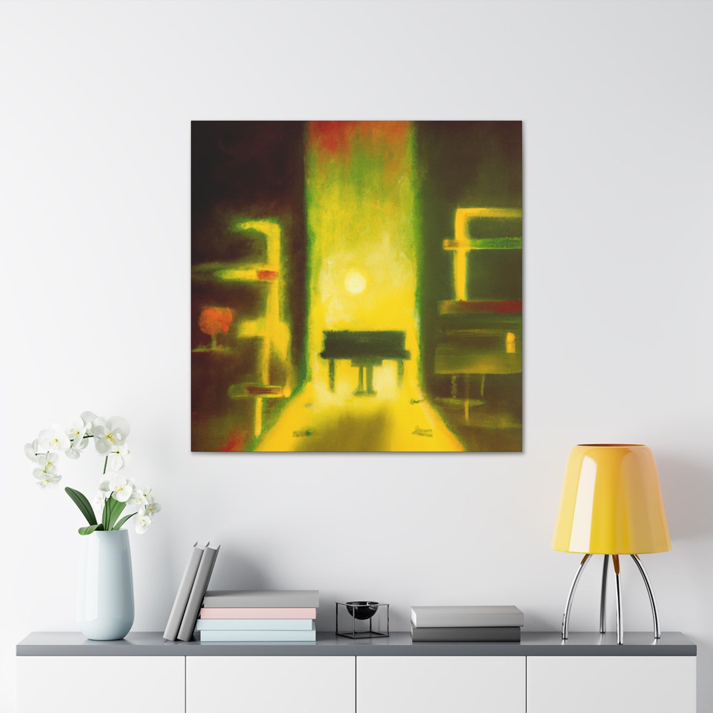 Surreal Piano Fantasy - Canvas