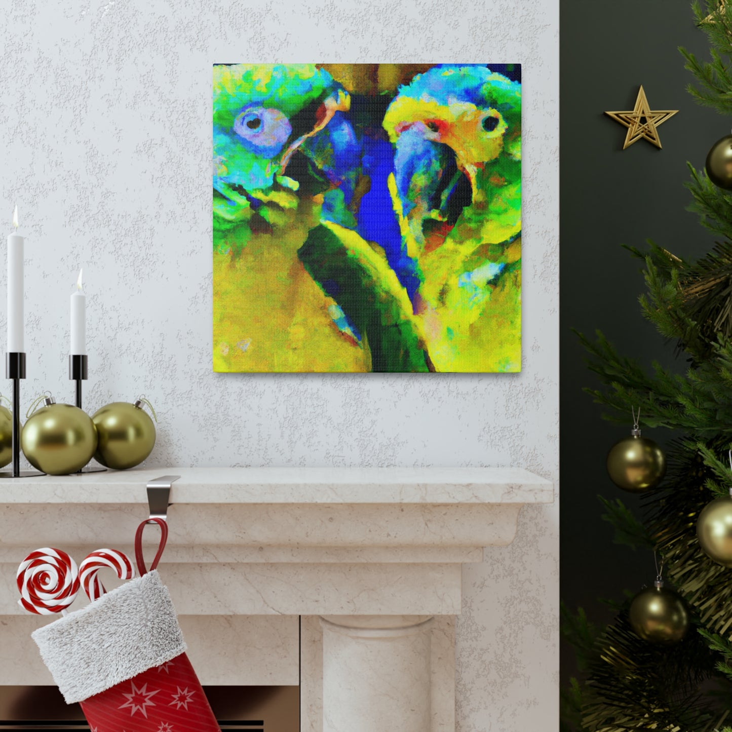 Amazon Parrot Impression - Canvas