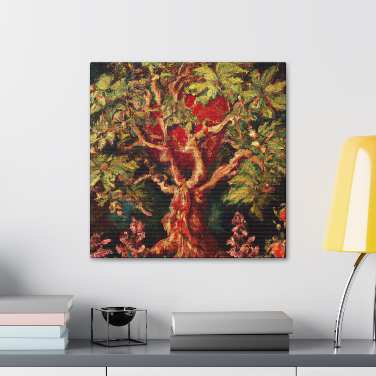 "Oak of Grandeur Hushed" - Canvas