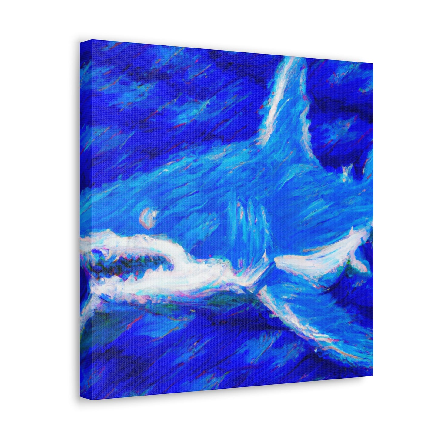 "Shark's Midnight Mist" - Canvas