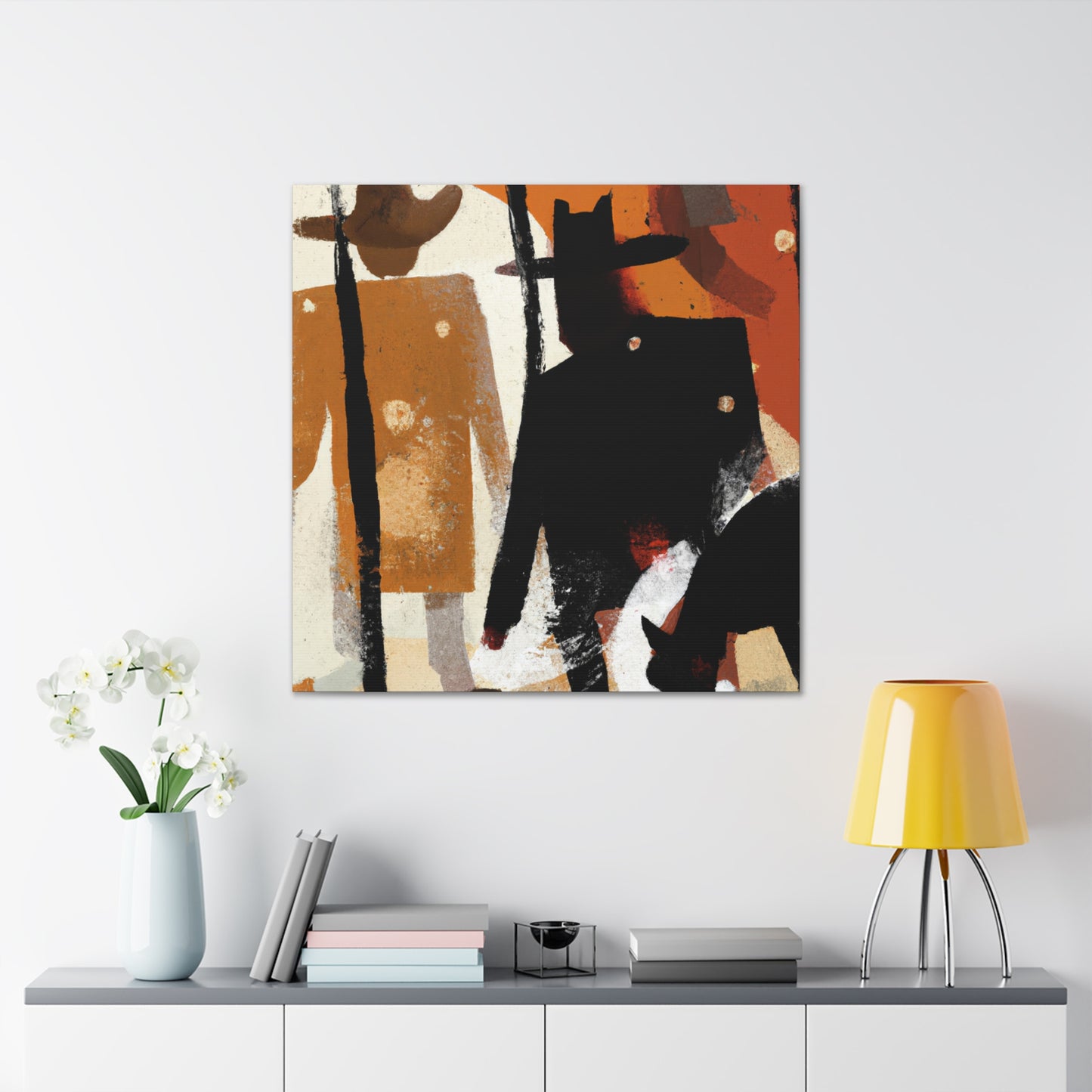 "Lasso in Abstract Form" - Canvas