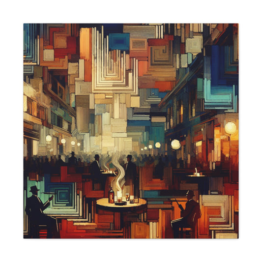 Smokey Lounge Nights - Canvas