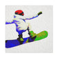 Snowboarding Thrill Ride - Canvas