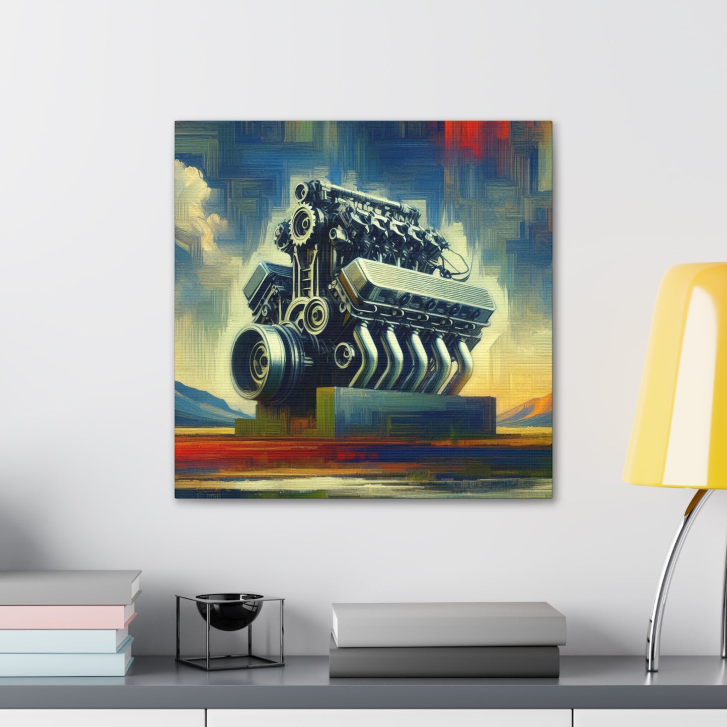 "Ethereal Mechanized Symphony" - Canvas