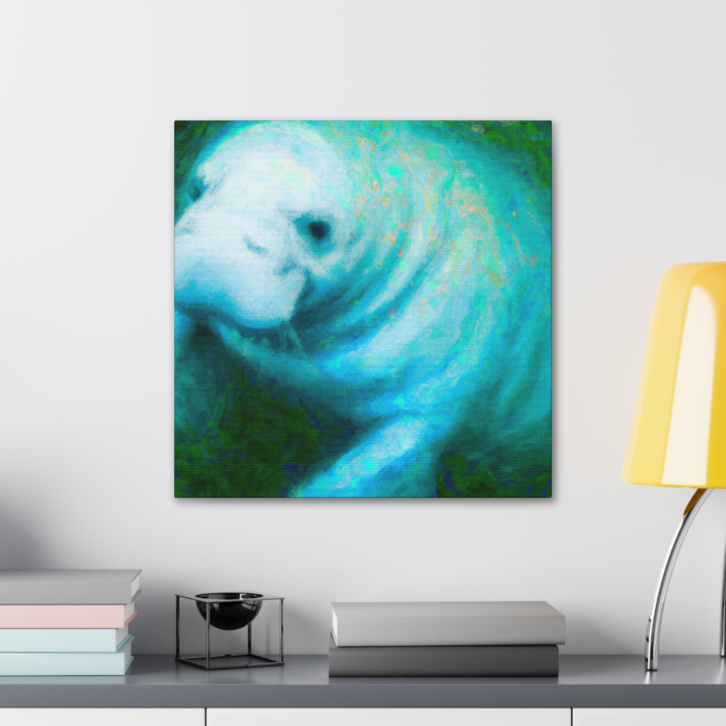 Manatee in Movement - Canvas