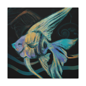 "Angelfish in Bloom" - Canvas