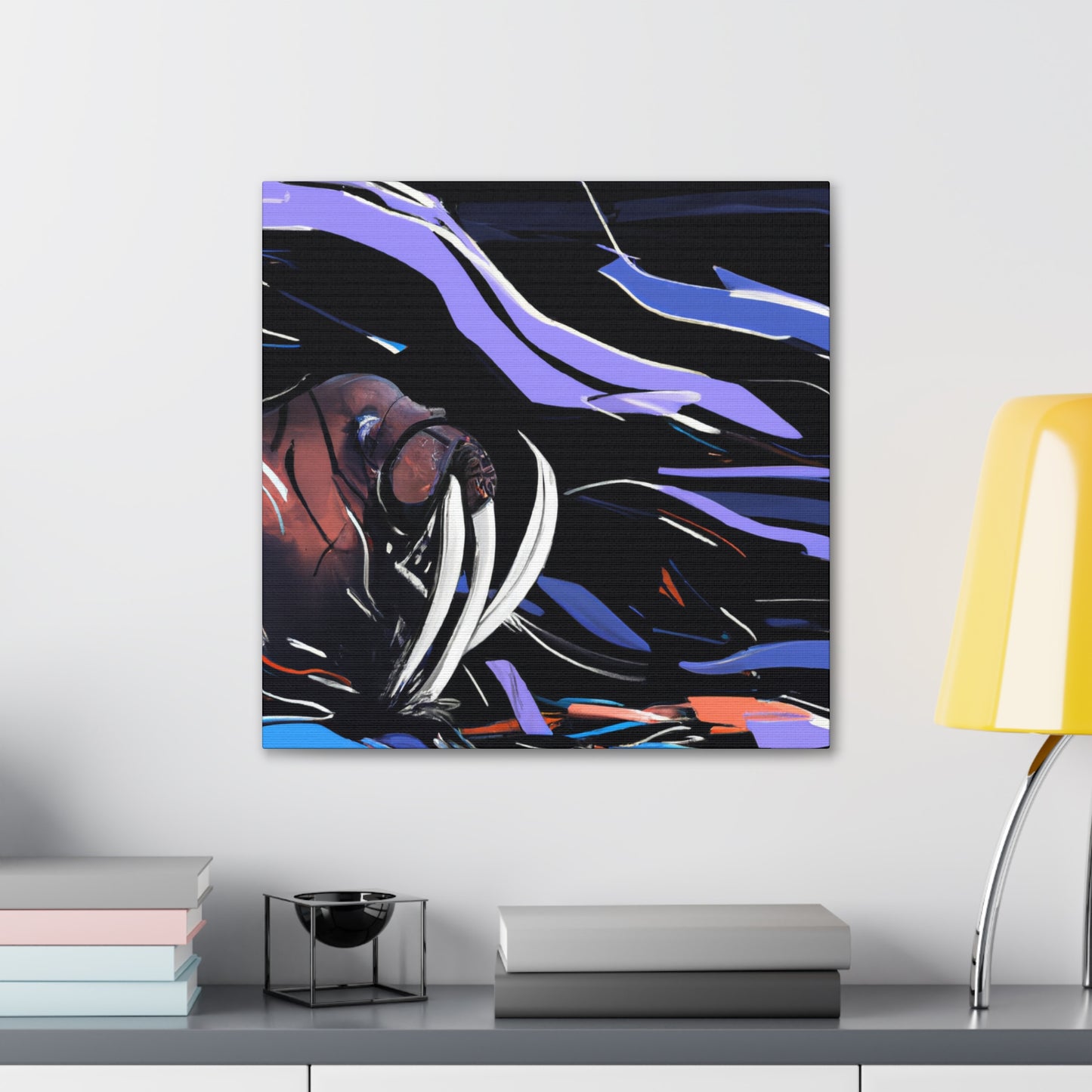 "Walrus on a Canvas" - Canvas