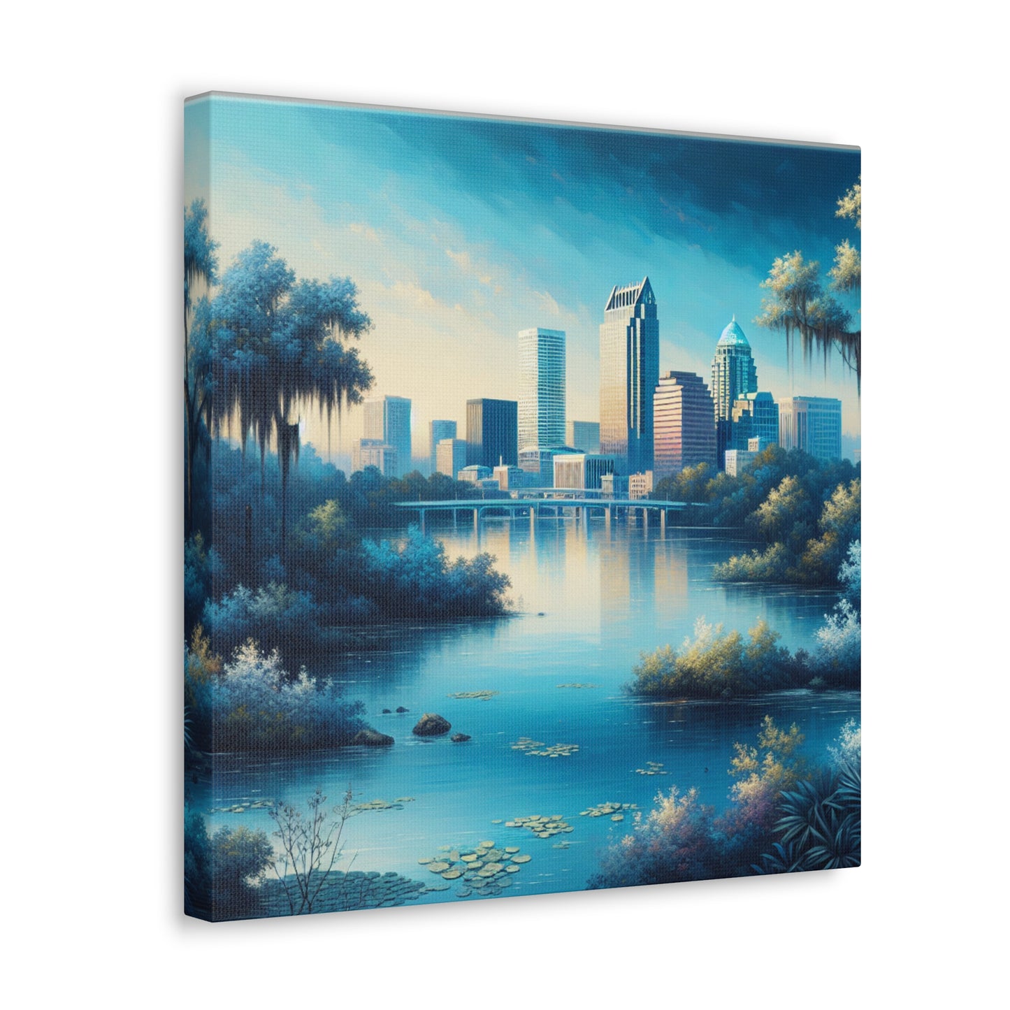 "Vibrant City Life" - Canvas