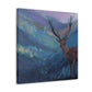 Deer in the Forest - Canvas