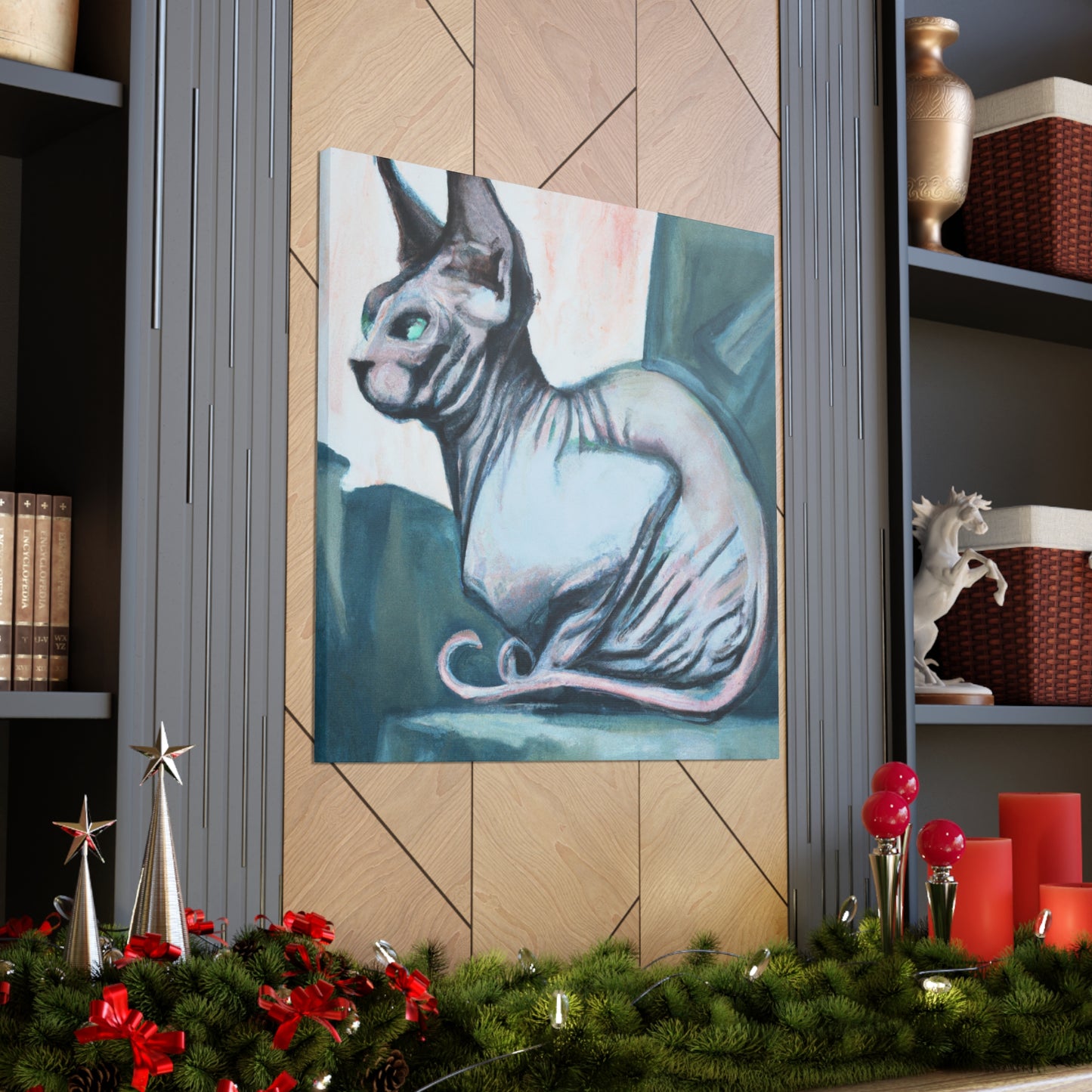 Mysterious Sphynx Art - Canvas