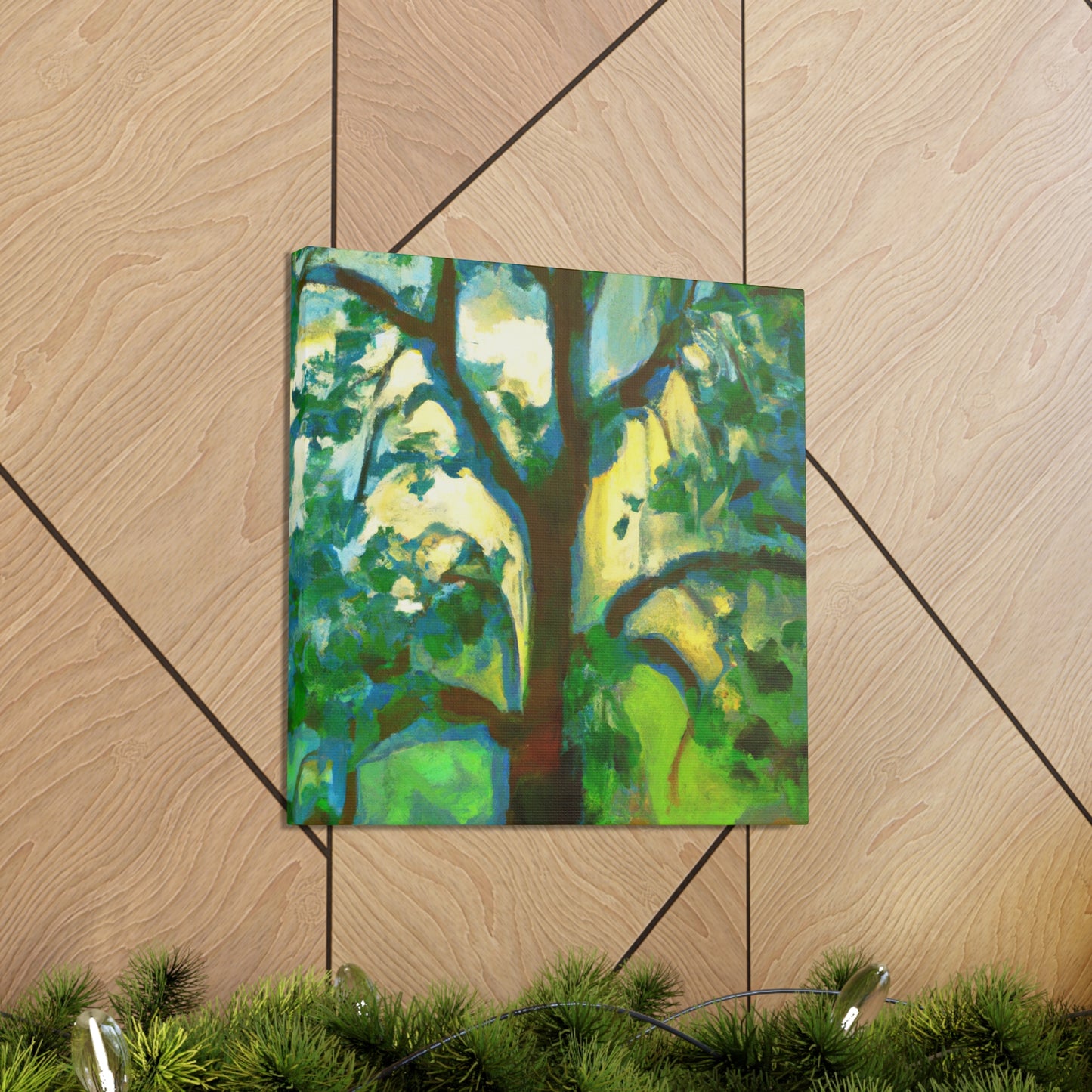 "Elm in Splendid Bloom" - Canvas