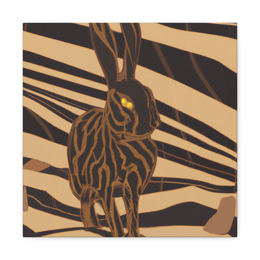 Jackrabbit in Deco - Canvas