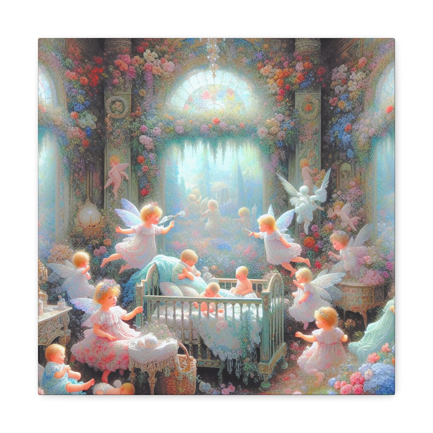 Whimsical Garden Phantasm - Canvas