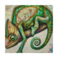 Veiled Chameleon Mystery - Canvas