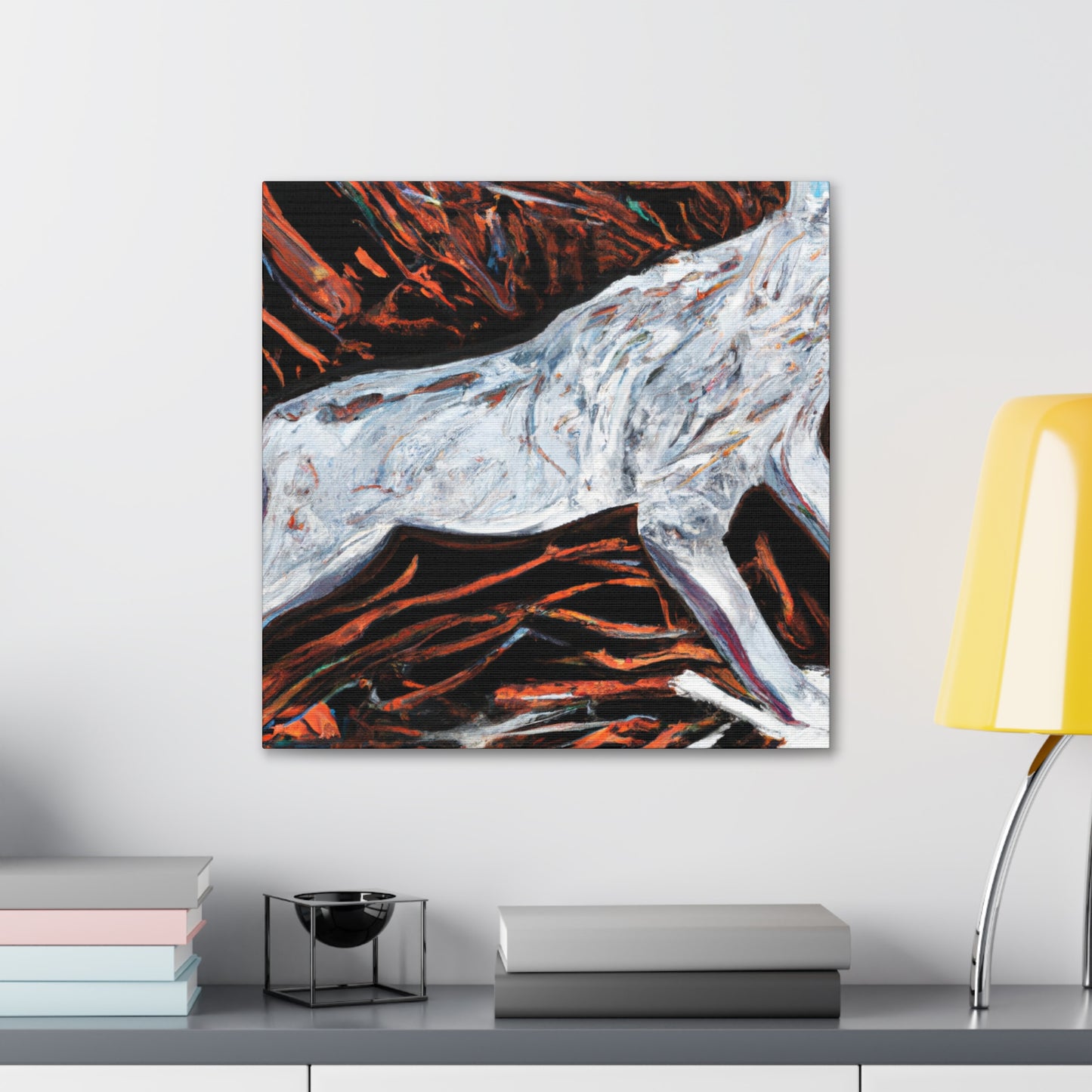 "Coyote in Abstraction" - Canvas