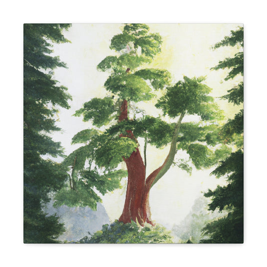 "Sequoia's Rustic Splendor" - Canvas