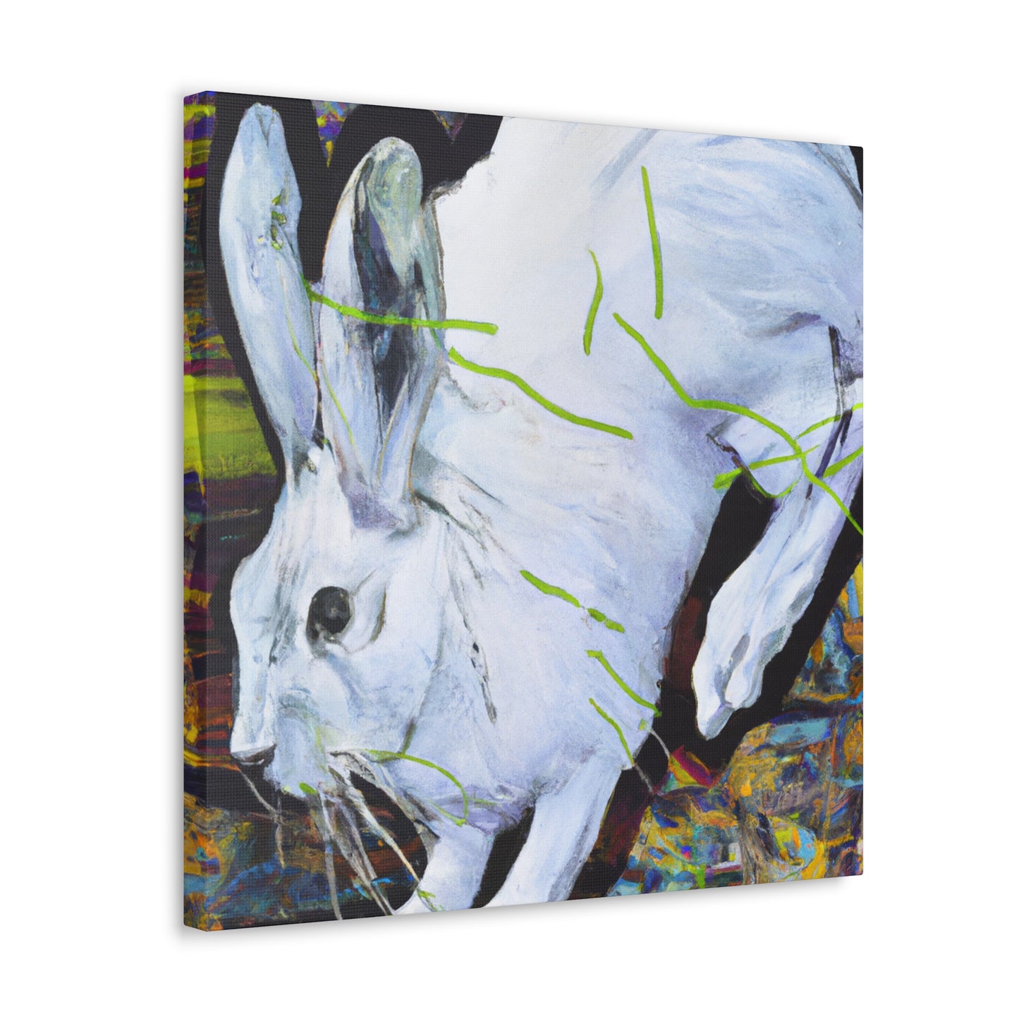 "Arctic Hare in Snow" - Canvas