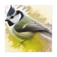 "Titmouse Tufted Majesty" - Canvas