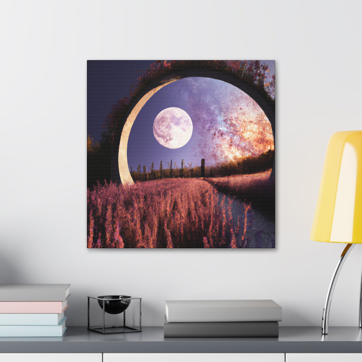 Dreamy Twilight Scene - Canvas