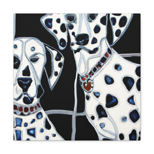 "Dalmatian in Deco." - Canvas