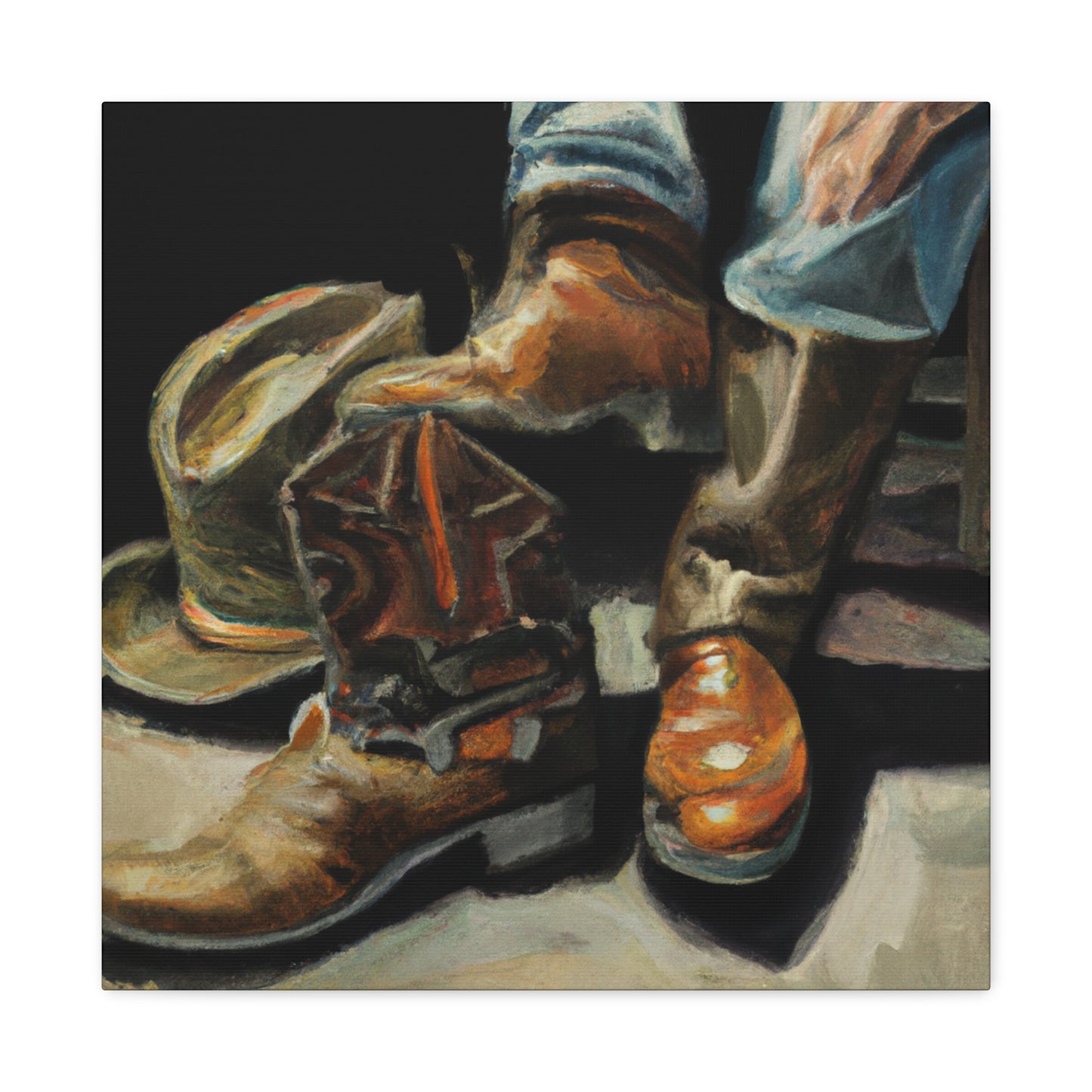 Boots in Realism Style - Canvas