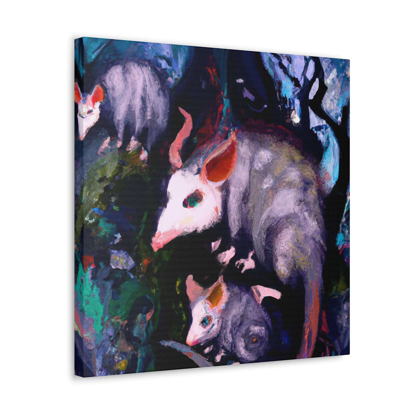 Opossum Reflection Dreaming - Canvas