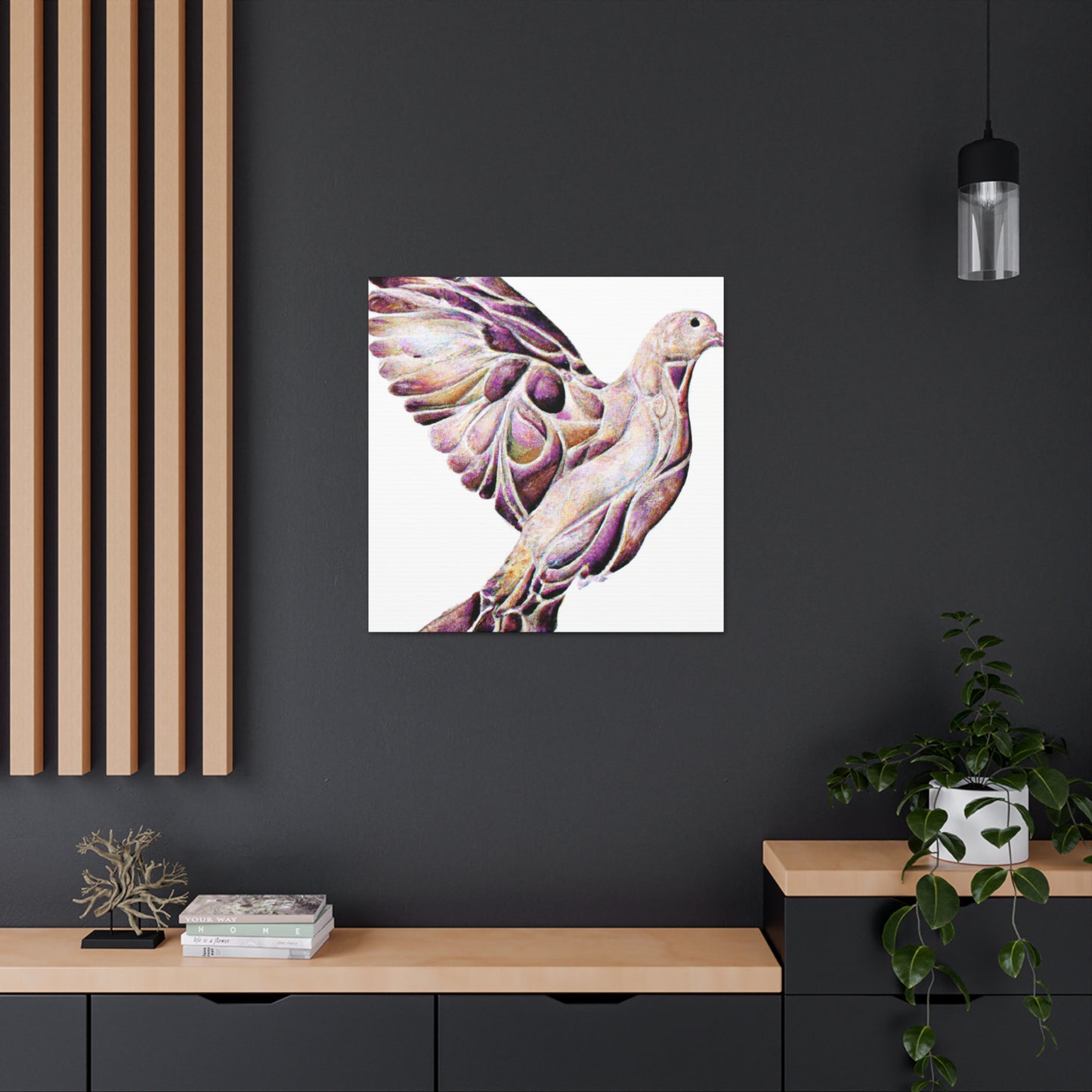 Mourning Dove Reflection - Canvas