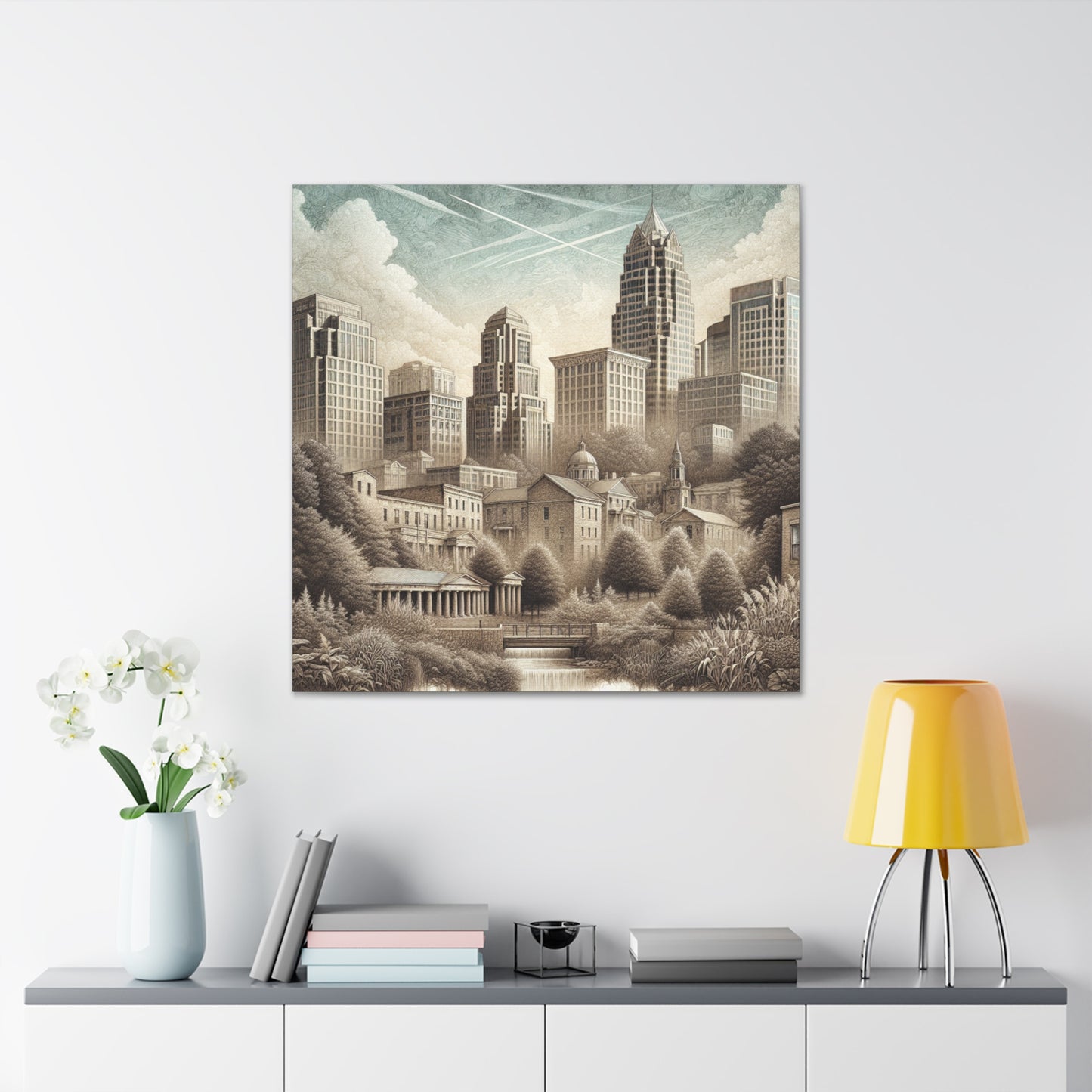 "Raleigh Radiant Reverie" - Canvas