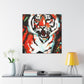 Roaring Bengal Tiger - Canvas