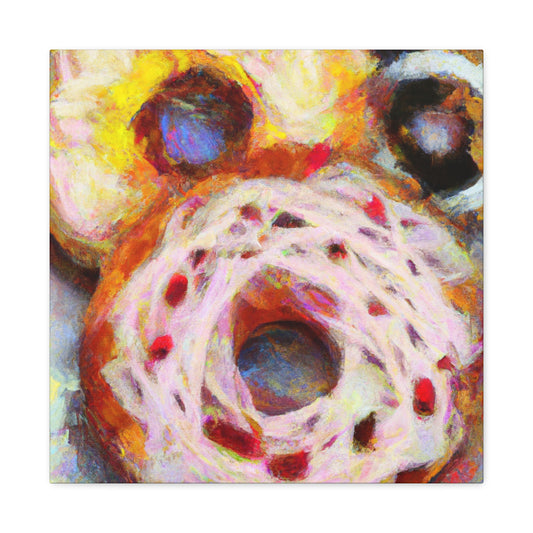 Doughnut Dreamscape Painting - Canvas