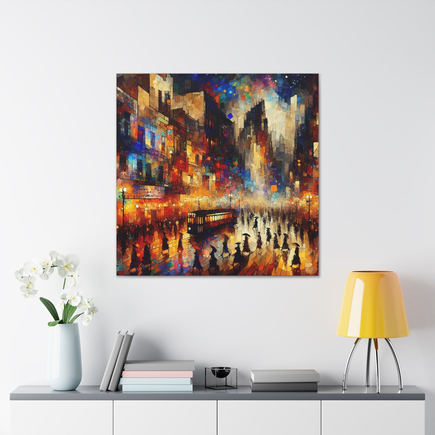 Vibrant City Stages - Canvas