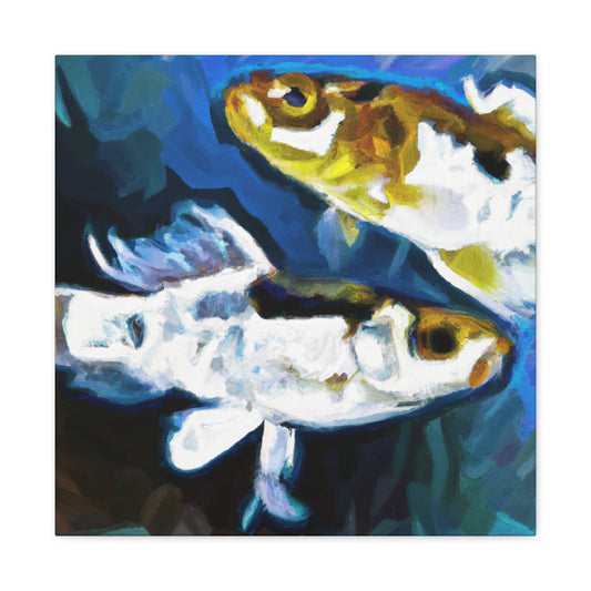 Killifish In Bloom - Canvas