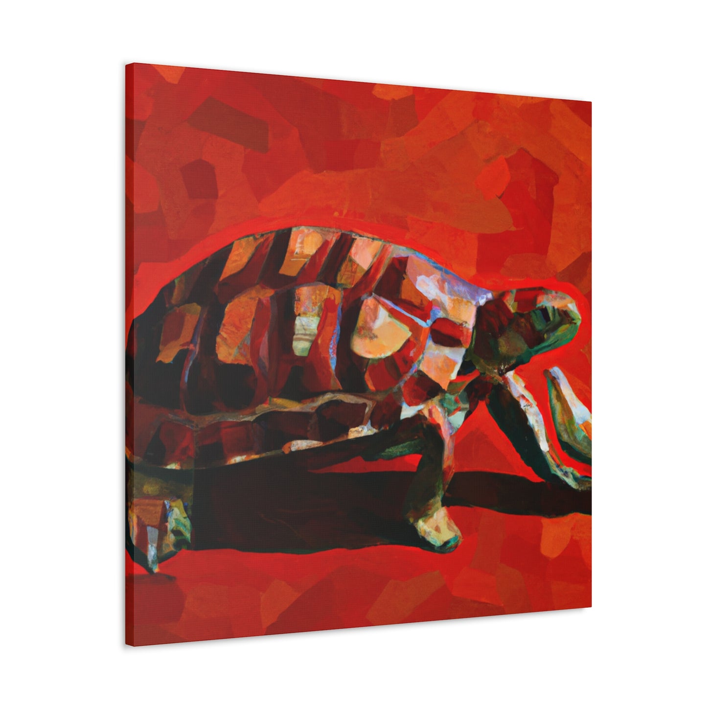 Box Turtle in Bloom - Canvas