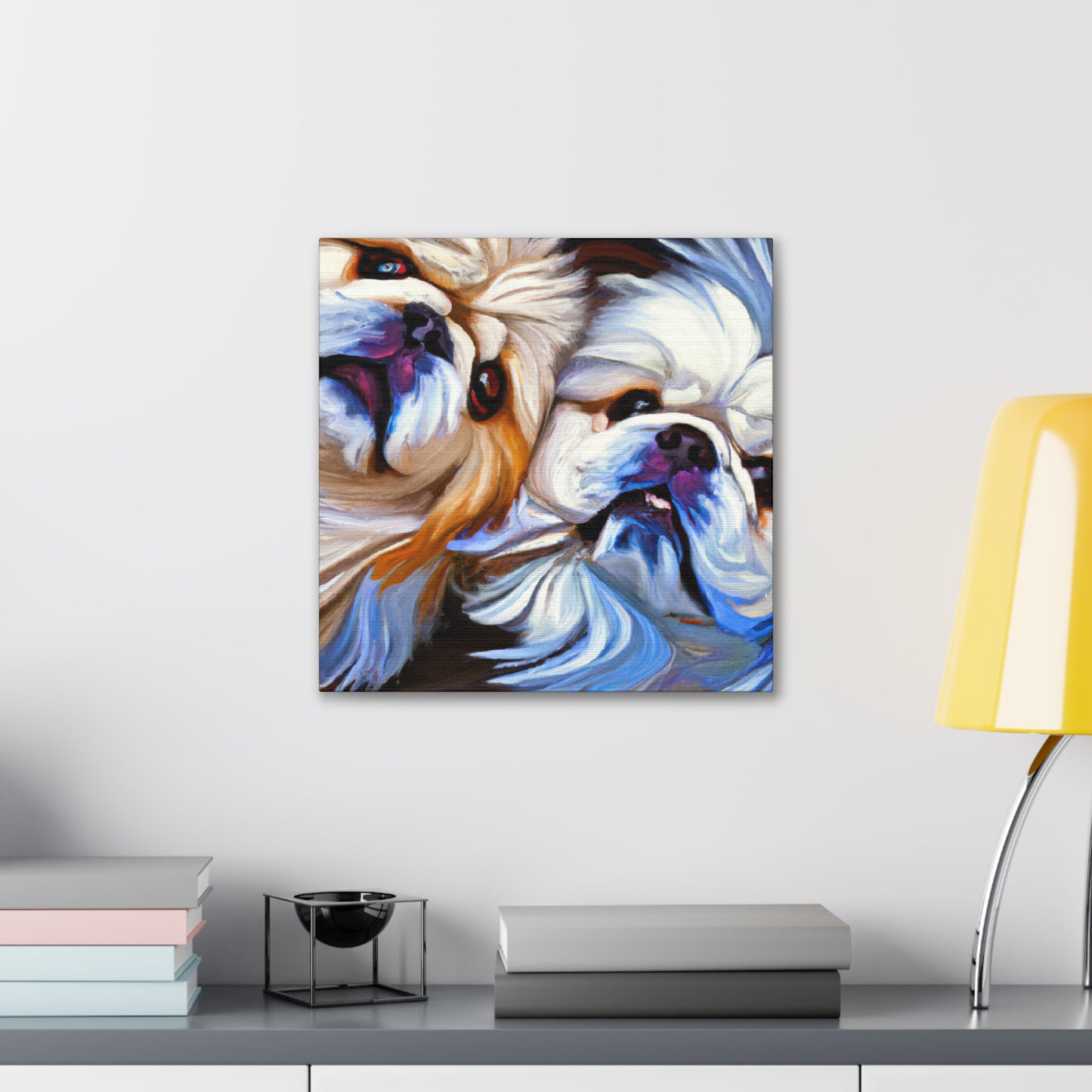 "Pekingese in Splendor" - Canvas