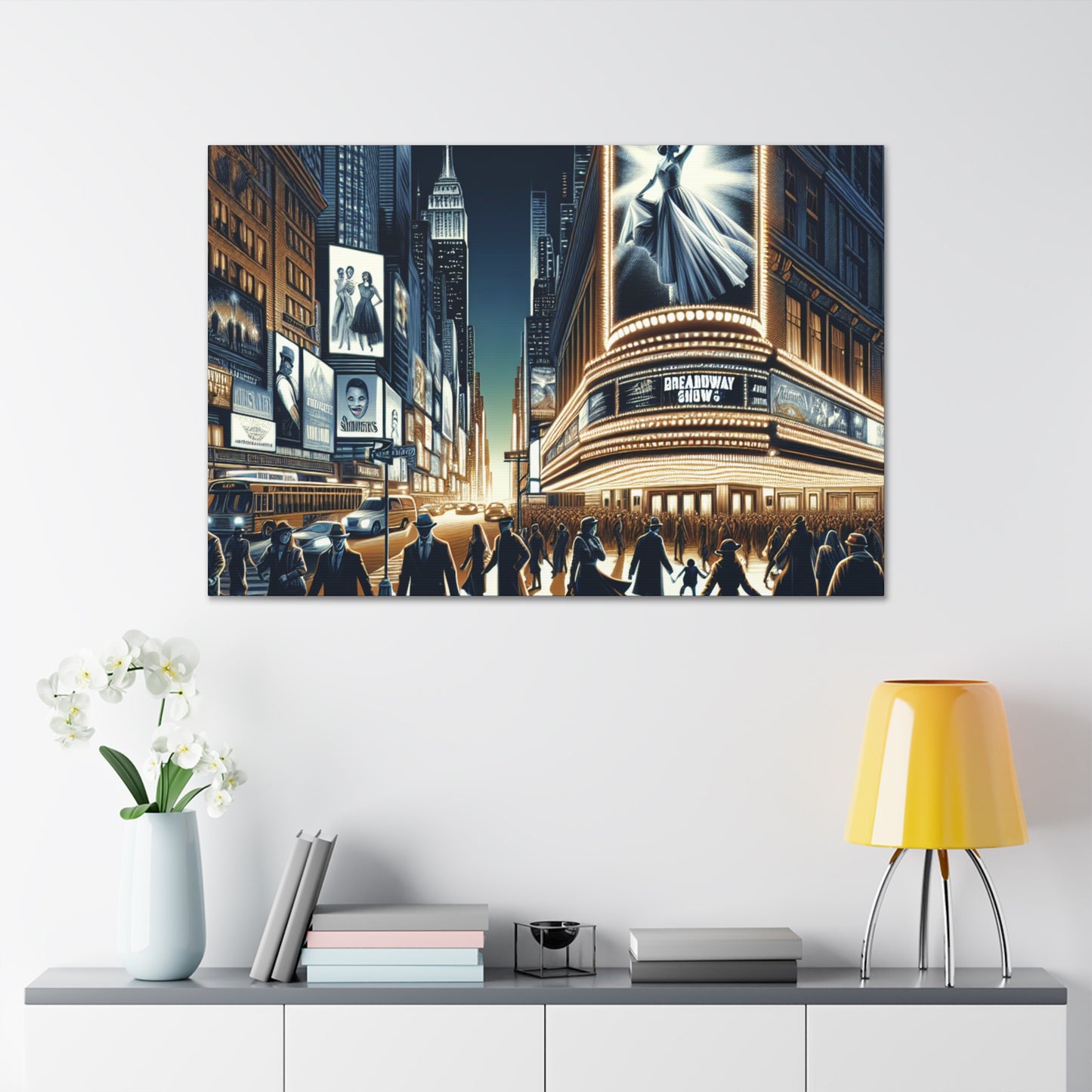 "Vivid Broadway Euphoria" - Canvas