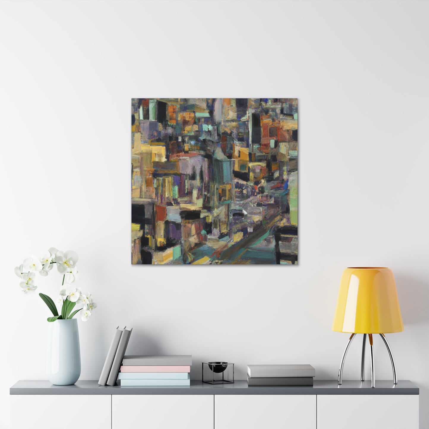 Futurist Landscape Dreaming - Canvas