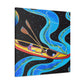 Kayak on the River - Canvas