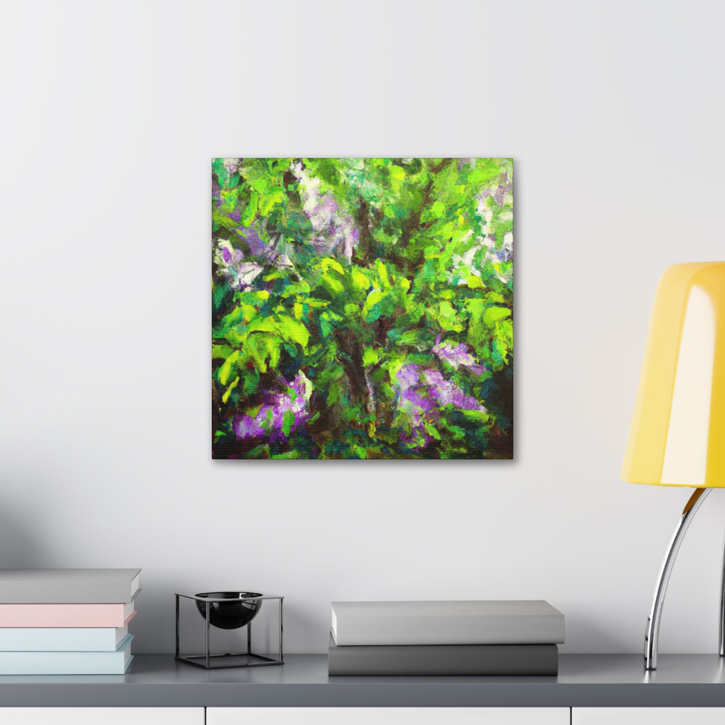 Lilacs in Impressionism - Canvas