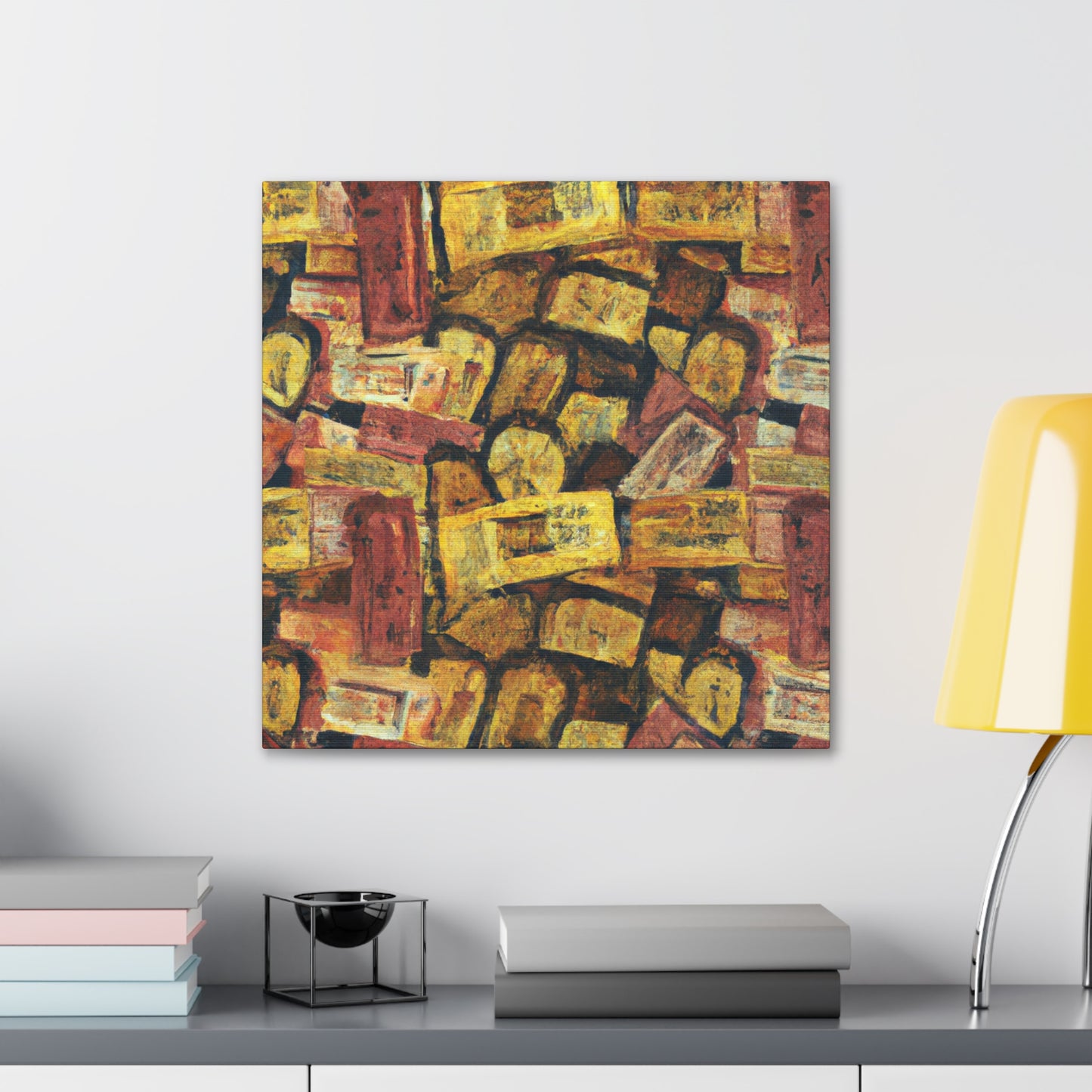 "Movie Ticket Impressionism" - Canvas