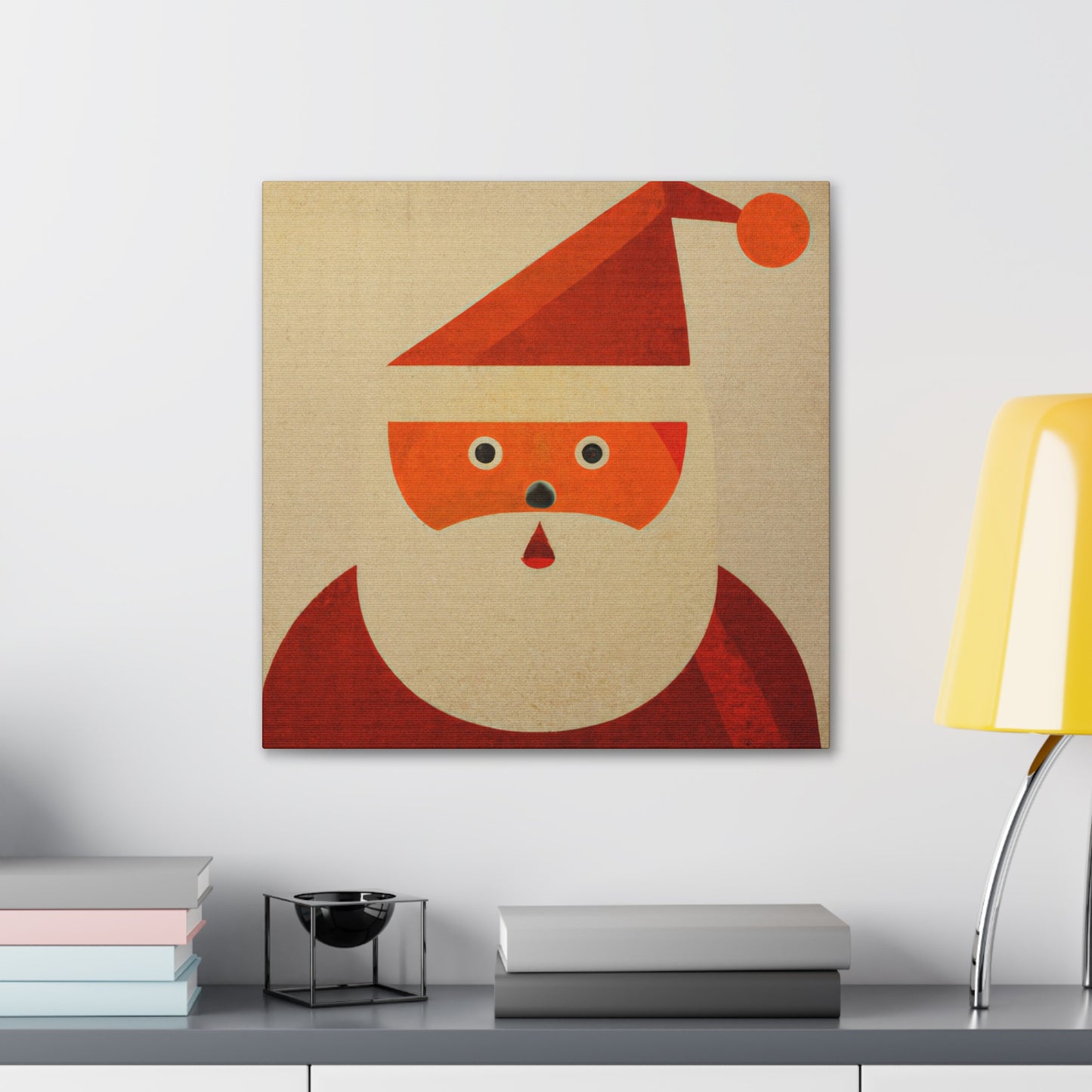 Santa in Art Deco - Canvas