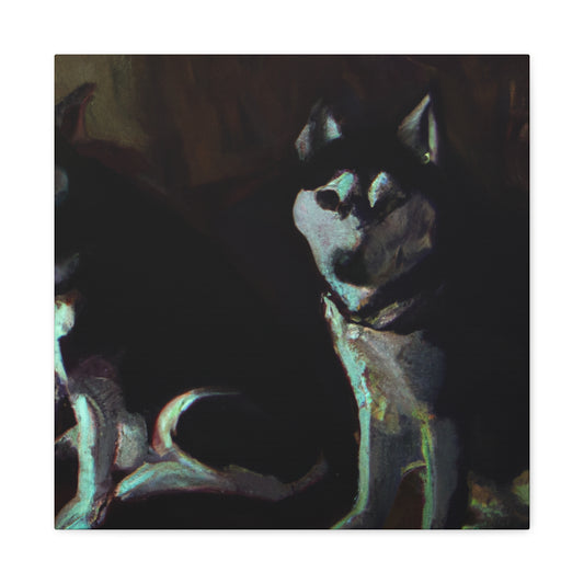 Siberian Husky Gaze - Canvas