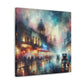 Rhythmic Nights Unveiled - Canvas