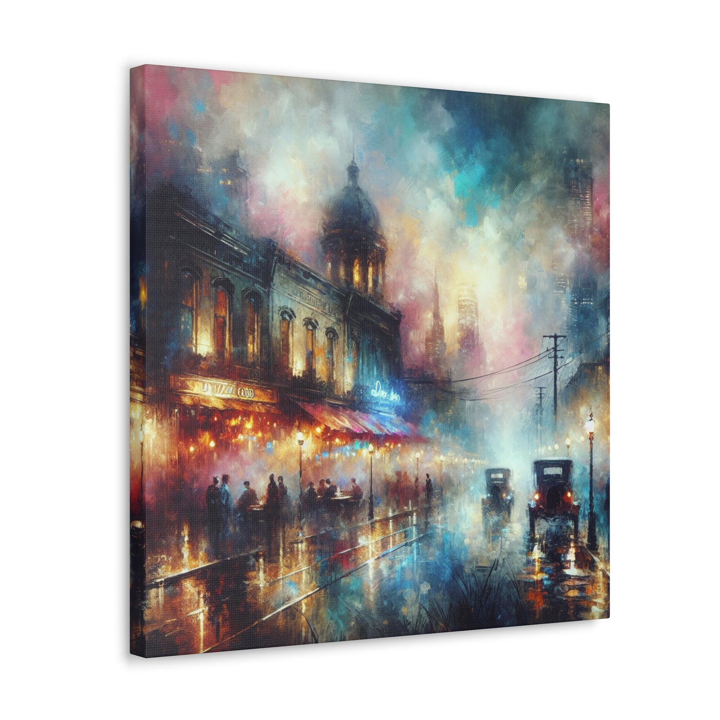 Rhythmic Nights Unveiled - Canvas