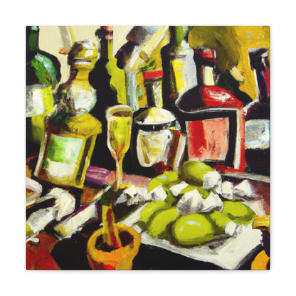 "Cocktails in Fauvism" - Canvas