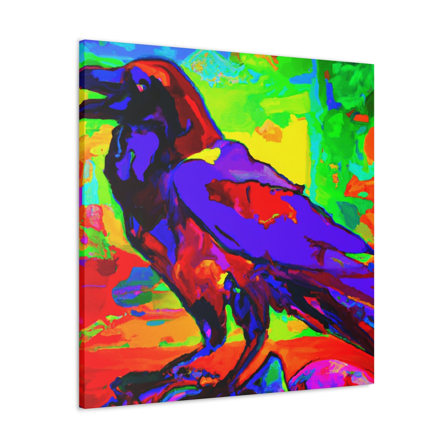 American Crows in Flight - Canvas