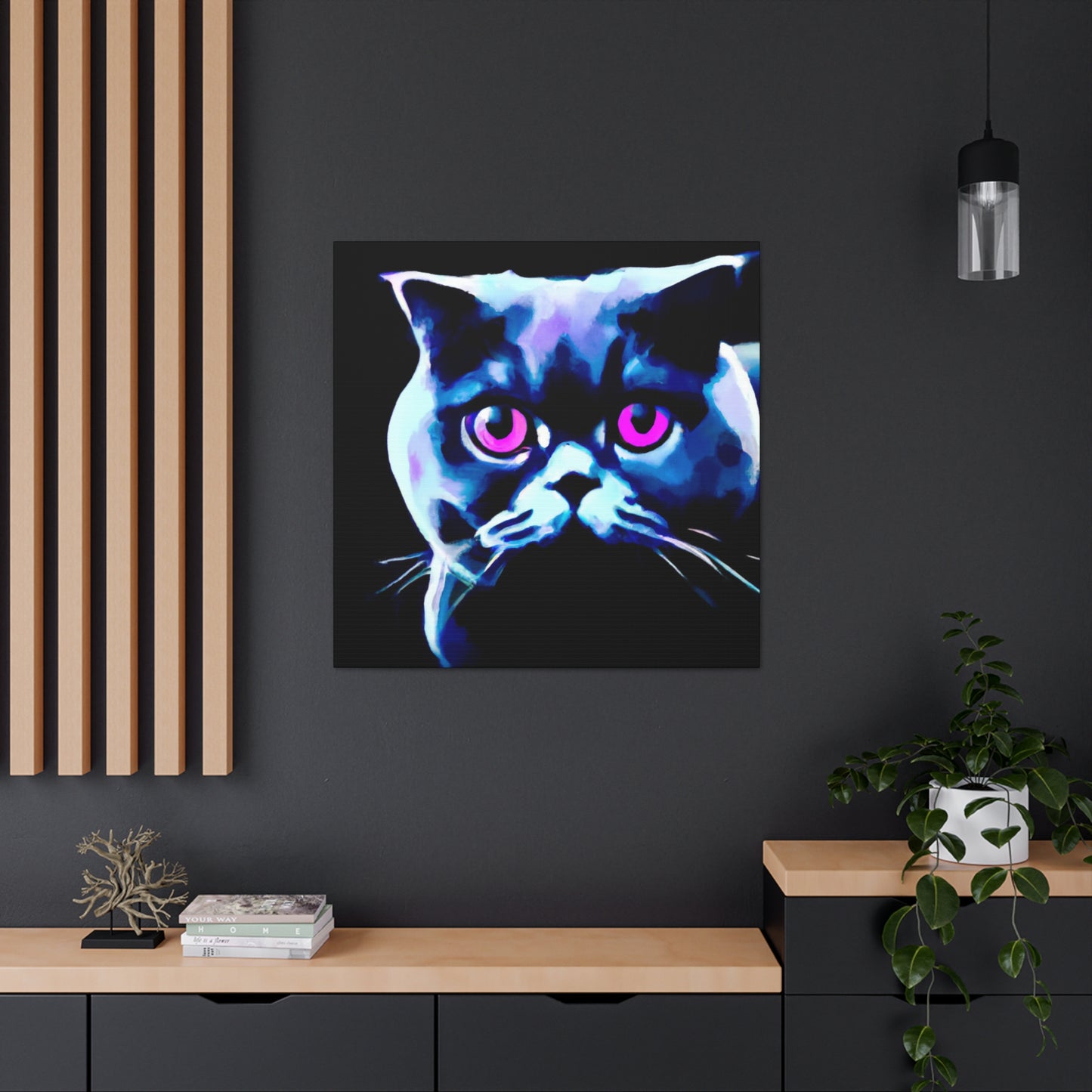 "British Shorthair Reflection" - Canvas