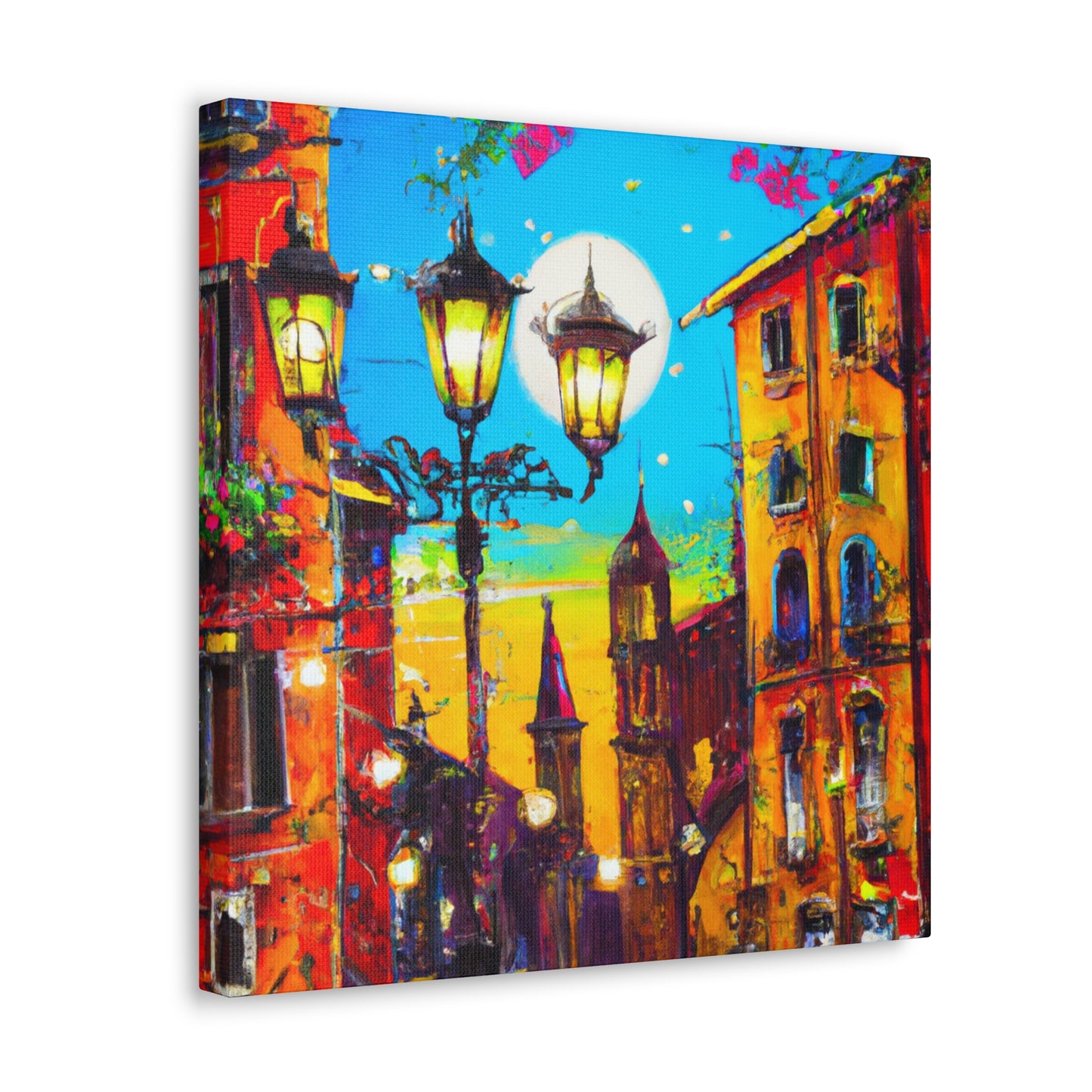 Vibrant Florescent Flares - Canvas