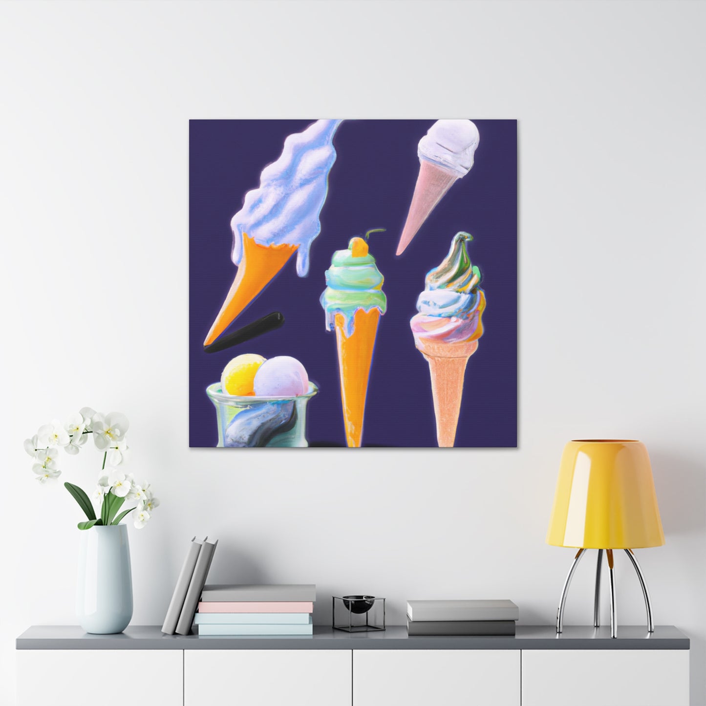 "Cool Treat in Summer" - Canvas