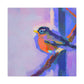 "American Robin Reflection" - Canvas